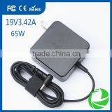 New Square Notebook Power Supply for Asus 19V 3.42A 5.5*2.5mm 65W Laptop Power Adapter AC Charger