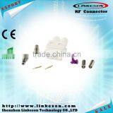 Double Plastic Shell of Fakra B Plug Connector PCB Mounted Fakra Smb Connector