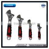 6" 8" 10" 12" Comfortalbe Handle Adjustable Wrench thumbnail-1
