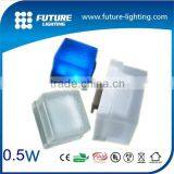 IP67 3 Years Waranty Decorative Led White Clear Glass Floor Tiles