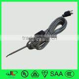 Colorful Fabric Electric Cable With UL NEMA 5-15P AC Male Plug thumbnail-2