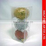 2014 Christmas Ornament , Christmas Decoration For Plastic Ball Hanging/3 Balls Each Set thumbnail-1