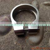 Titanium Seat Clamp Bike Parts With Handing Brush Finished