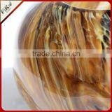 Fashion Design Handmade Wood Grain Pattern Decorative Circular Glass Vase thumbnail-5