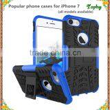 Cell Phone Case Protective Back Cover Durable Shockproof Rubber Armor Kickstand Hard Stand For Iphone 6 7 7 Plus thumbnail-3
