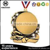 Blank asia chinese kungfu award trophy picture insert award antique gold bronze copper medals of honor medallion award ofhonor