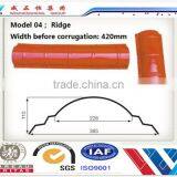 Metal Roof Tiles Accessories Flat Sheet Valley Tray Square Ridge Capping thumbnail-2