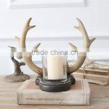 Resin Deer Antler Candle Holder for Christmas,hand-made Antler Decoration thumbnail-1