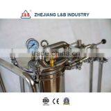 Stainless Steel Industrial Movable Filter Food Grade Single Bag Filter thumbnail-6