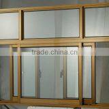 champagne aluminum sliding window, aluminum profile sliding windows