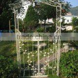 Wedding Garden Gate Metal Wedding Flower Arch thumbnail-1