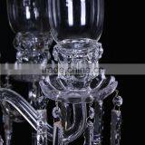 Newest Selling Unique Design Crystal Glass Wedding Candelabra for Sale thumbnail-2