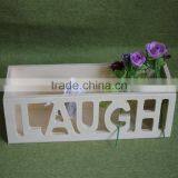 Cheapest Customized Small Plywood Decorative Storage Box With Laser Letter thumbnail-1