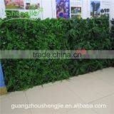SJLJ013360 Direct Selling Artificial Leaves Wall / Fake Plastic Grass Wall for Wall Decoration thumbnail-2
