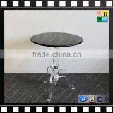 Clear Acrylic Leg Marble Center Table Customzied PMMA Coffee Side Table for Wholesale From China Manufacturer thumbnail-6