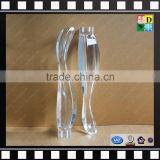Hot Sell High Polished Acrylic Furniture Legs Table Leg Perspex Sofa Legs thumbnail-1