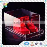 2015acrylic Lucite Shoe Box With Lid New Arrival Acrylic Sports Shoe Display Case Hot Sale thumbnail-3