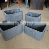 set of 4 cloth storage basket