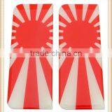 Japan Rising Sun Number Plate Resin Domed Sticker 3D Car Badge x 2 thumbnail-1