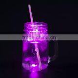 500ml Maison Glass Bottle With Metal Hole in the Centre for Straw thumbnail-5