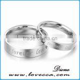 Cheap Custom 316L Titanium Stainless Steel Forever Love Ring thumbnail-2