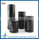 Black Glass Jars for Food With Stianless Steel Lid TP12148 thumbnail-1