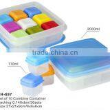 Mini Combine Meal Prep Containers Fresheness Preservation Food Storage Box Set thumbnail-2