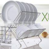 Stainless Steel Folding Dish Rack/