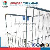 Stackable 2 Sided Logistics Roll Container Folding Hand Trolley Metal Pallet Cage thumbnail-2