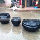 Black Round Strong Flowerpot thumbnail-1