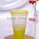 Wholesale Plastic Cereal to Go Cup With Spoon/plastic Cereal Cup/plastic Cereal to go Breakfast Cup thumbnail-3
