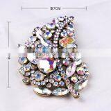 High Quality Fancy Rhinestone Flower Brooch Fashion Brooch For Women Costume thumbnail-2