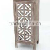 Antique Storage Chest With Mirror Design for Home thumbnail-1