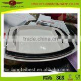 Cream White Melamine Plate With Two Ears thumbnail-1