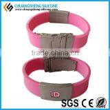 Clear/ Bulk/Disposable Metal Silicon ID Bracelets thumbnail-4