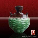 Chinese Porcealin Green Glazed Bulk Wine Bottles for New Year Gift thumbnail-1
