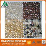 Polished River Pebble Stone Mosaic Wall Clading Pebble Mosaic thumbnail-2