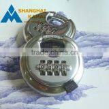 Combination Disc Heavy Duty Security Stainless Steel Round Shaped Padlock thumbnail-1