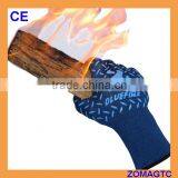 Silicone Grip Ove Glove Heavy Duty Oven Glove With Fingers/ Heat Proof Glove thumbnail-2