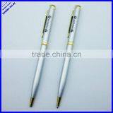 Silver and Gold Pens Promotional Thin Metal Pens thumbnail-1