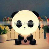 Night Lights, LED Night Light Silicone Soft Lovely Panda Lighting Sleep-conducive Table Lamp Fits For Kids Children Baby Bedroom thumbnail-4