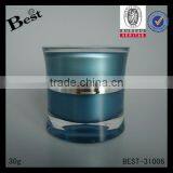 Unique Specail Design 30ml 50ml Mini Acrylic Cosmetic Cream Jar With Lid Empty Double Wall Plastic Cream Container thumbnail-3