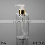 250ml Clear Square Plastic Bottle Hot Sale Plastic Pet Square Bottle Plastic Bottles on Sale With Pump thumbnail-4