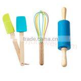 SS3153 4-Piece Kids Silicone Baking Tools/Cake Tools thumbnail-1