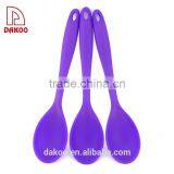 Integrated Seamless Design Purple Color Silicone Rice Spoon thumbnail-1