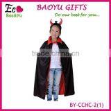 Halloween Costume Black Death Large Cloak Hooded Long Black Devil Cloak thumbnail-2