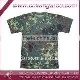 Polyester/cotton Digital Miliatry Camouflage T-shirt thumbnail-1