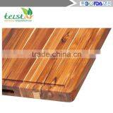Teak Cutting Board - Rectangle Board With Hand Grip And Juice Canal (24 x 18 x 1.5 In.) thumbnail-6