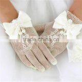 Royal Style Luury Flower Girls Party Gloves Waist Flowers Bow Decoration Childrens Little Girl Princess Manner Vintage Gloves thumbnail-2