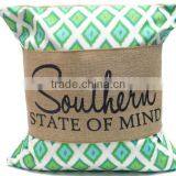 90cm*20cm Natural Printed Burlap Pillow Wrap thumbnail-1